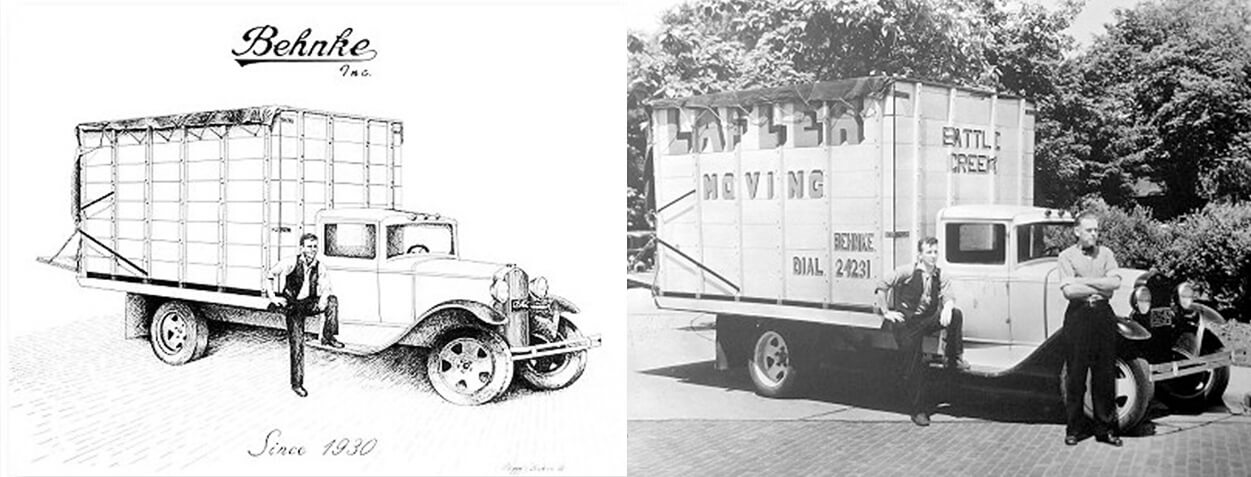 The original Behnke truck, 1930
